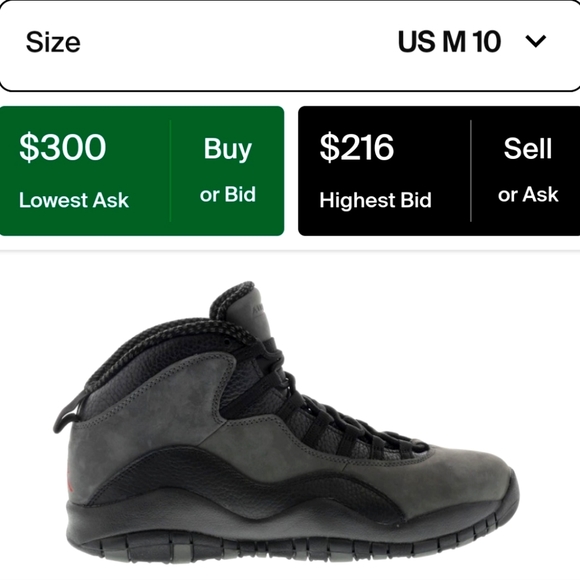 NWOT Men's Air Jordan 10 Shadow - Picture 6 of 12